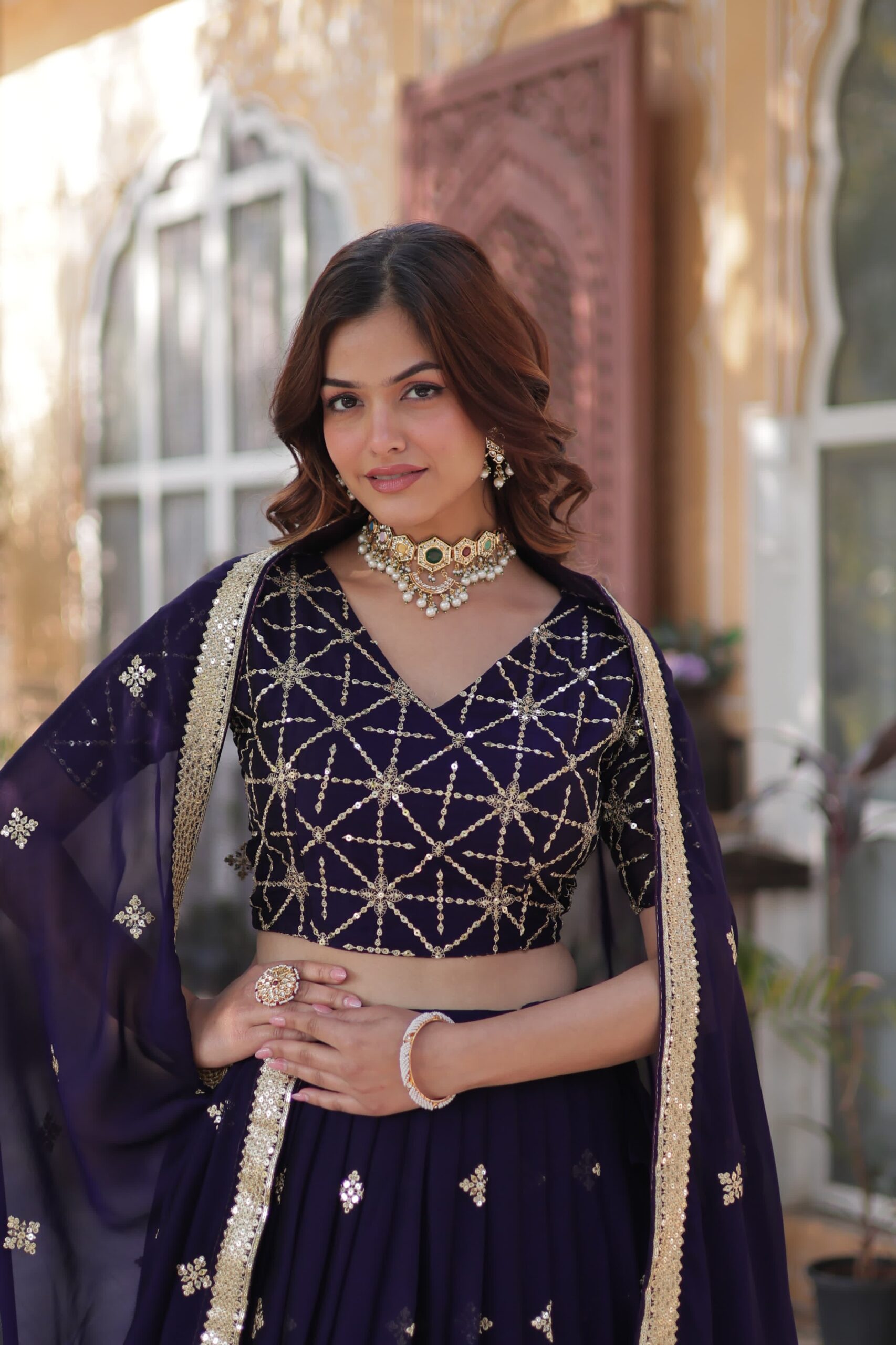 Lehenga Choli Rangoli Silk - Image 5
