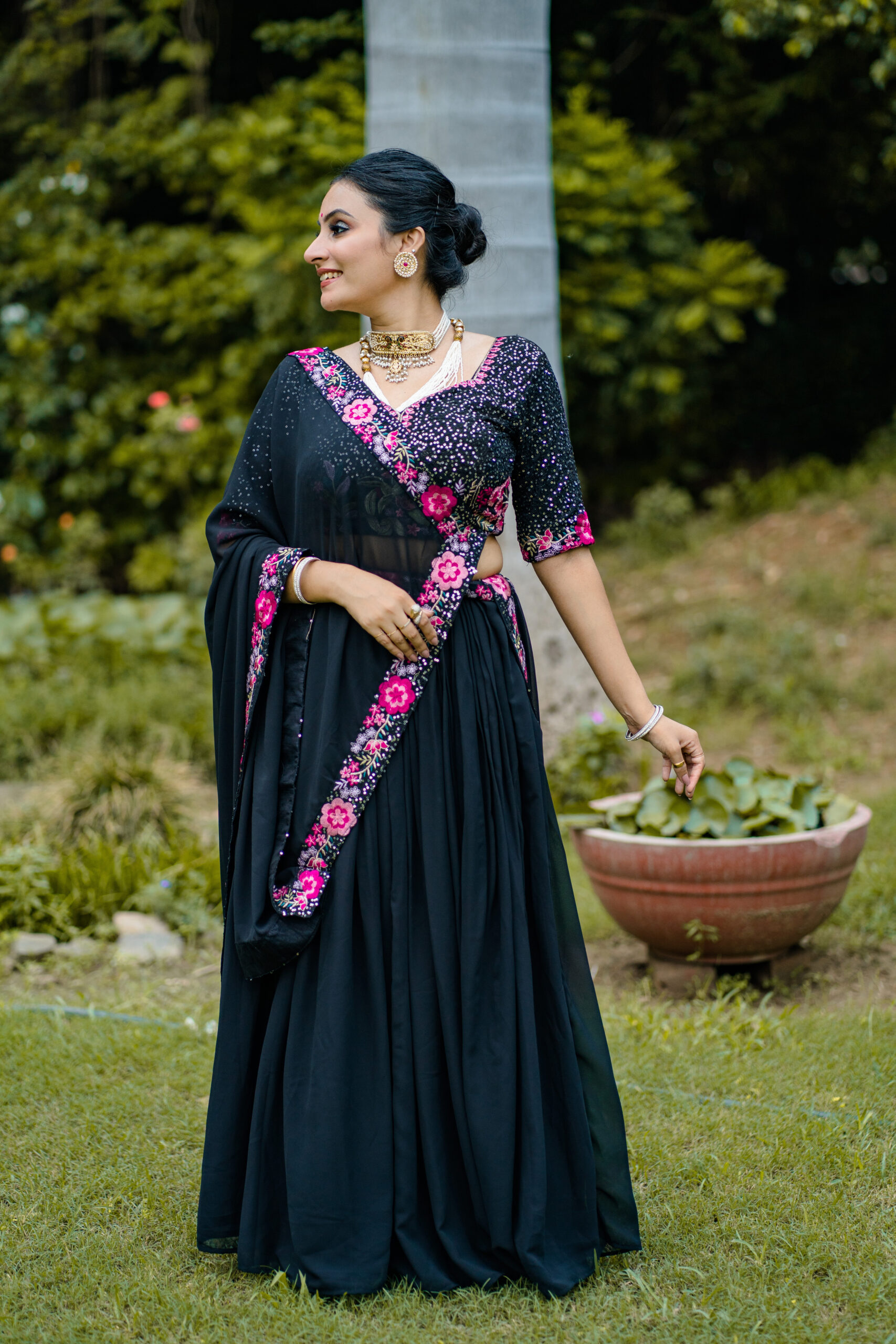Lehenga Choli Georgette - Image 3