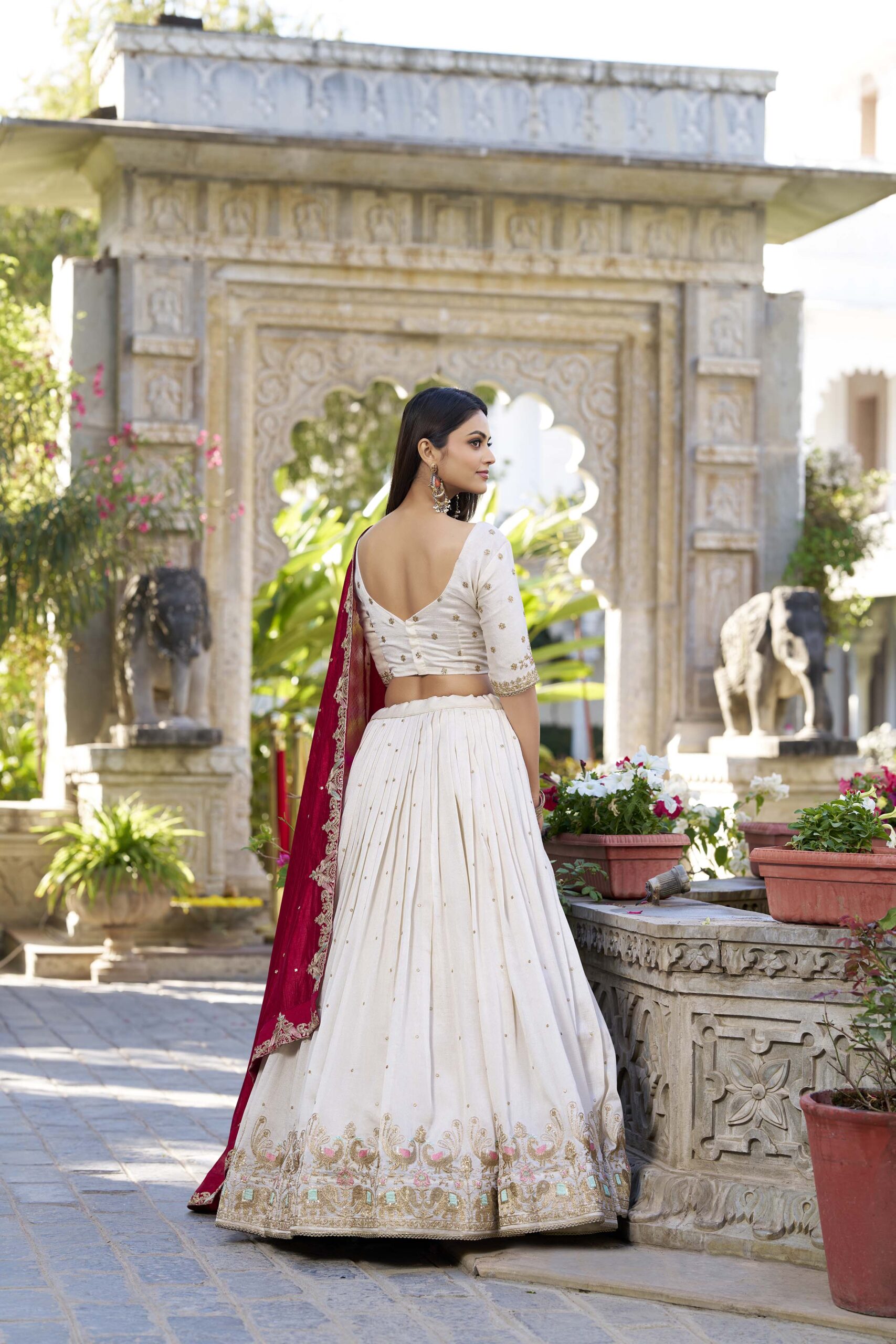 Lehenga Choli Vichitra Silk - Image 4