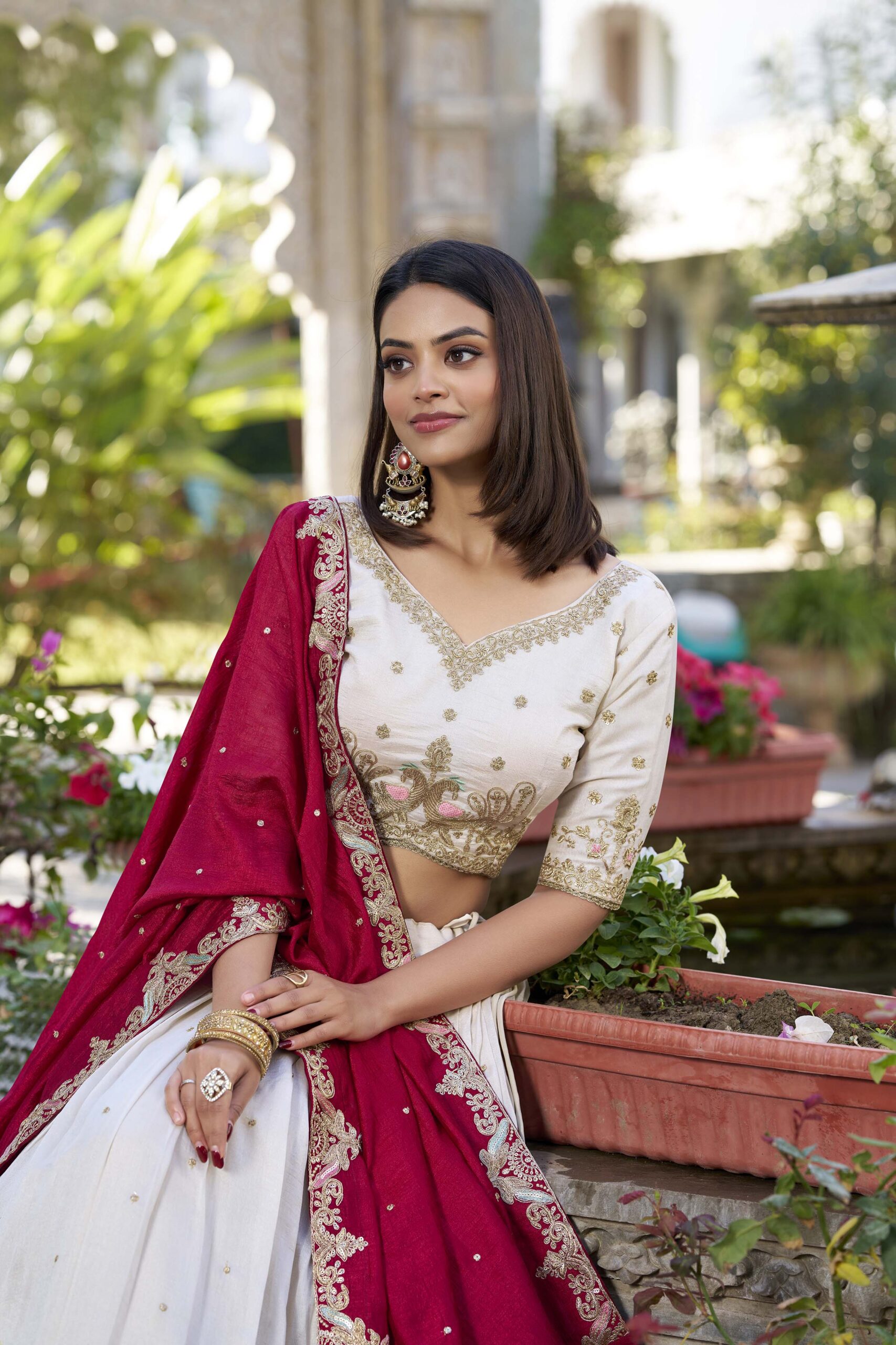 Lehenga Choli Vichitra Silk - Image 6
