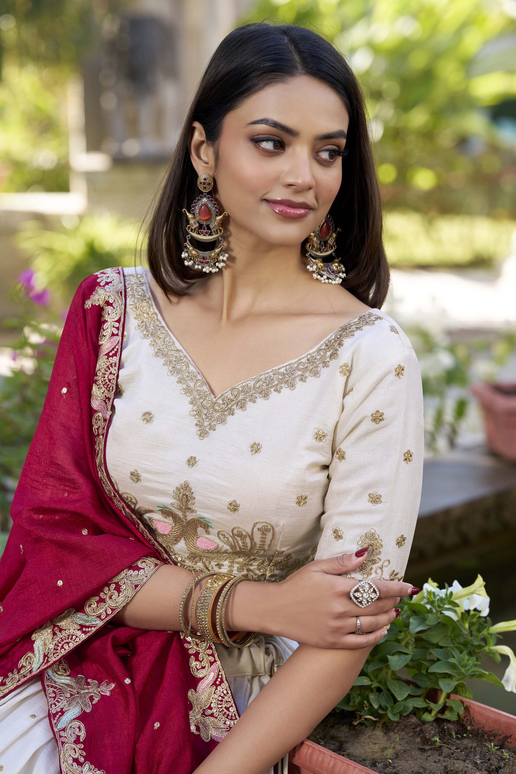 Lehenga Choli Vichitra Silk - Image 5