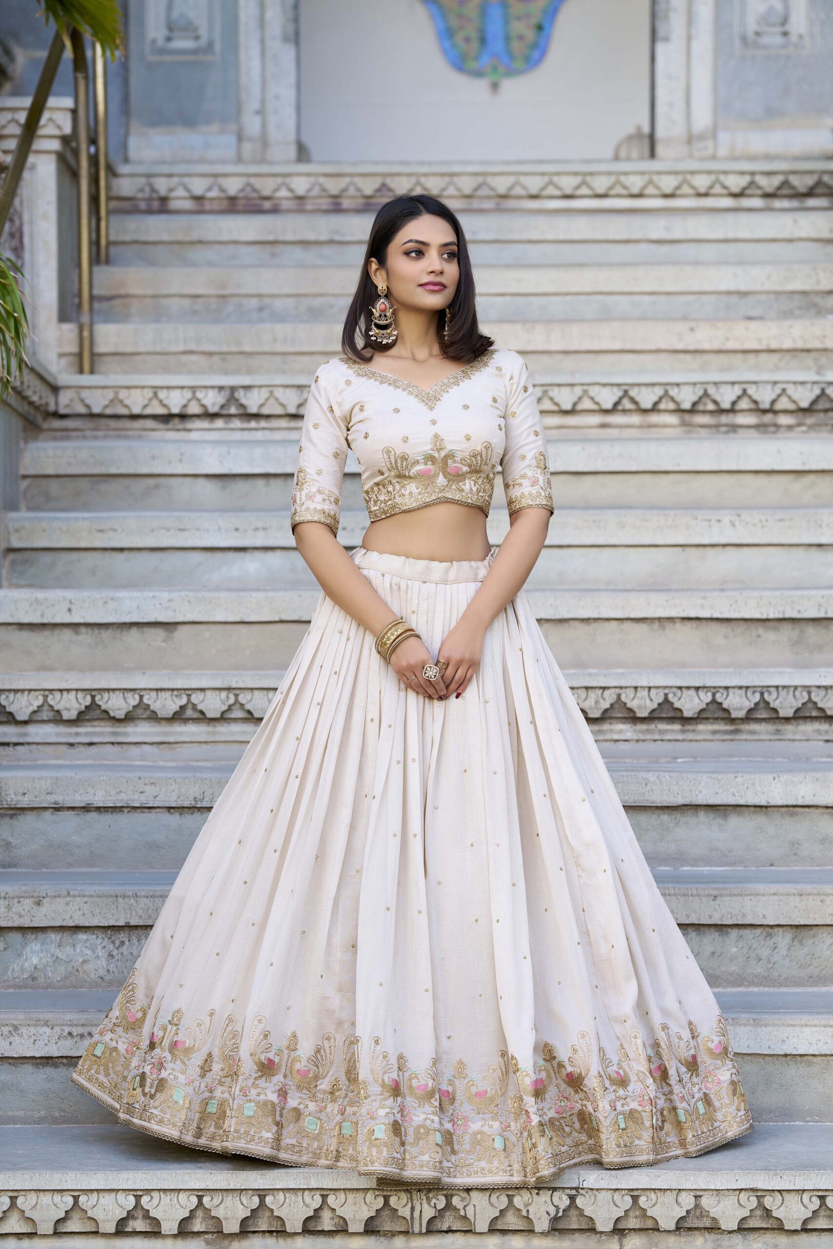 Lehenga Choli Vichitra Silk - Image 7