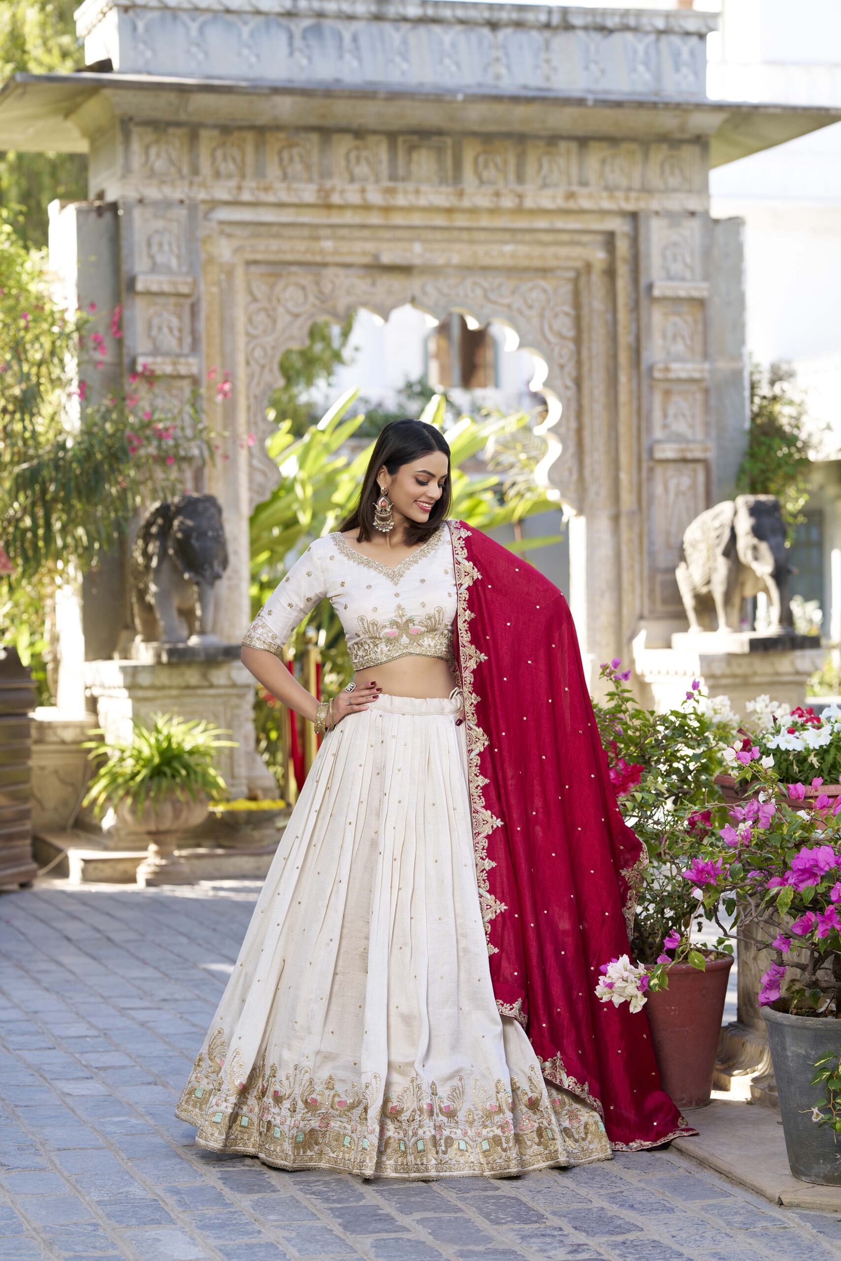 Lehenga Choli Vichitra Silk - Image 2