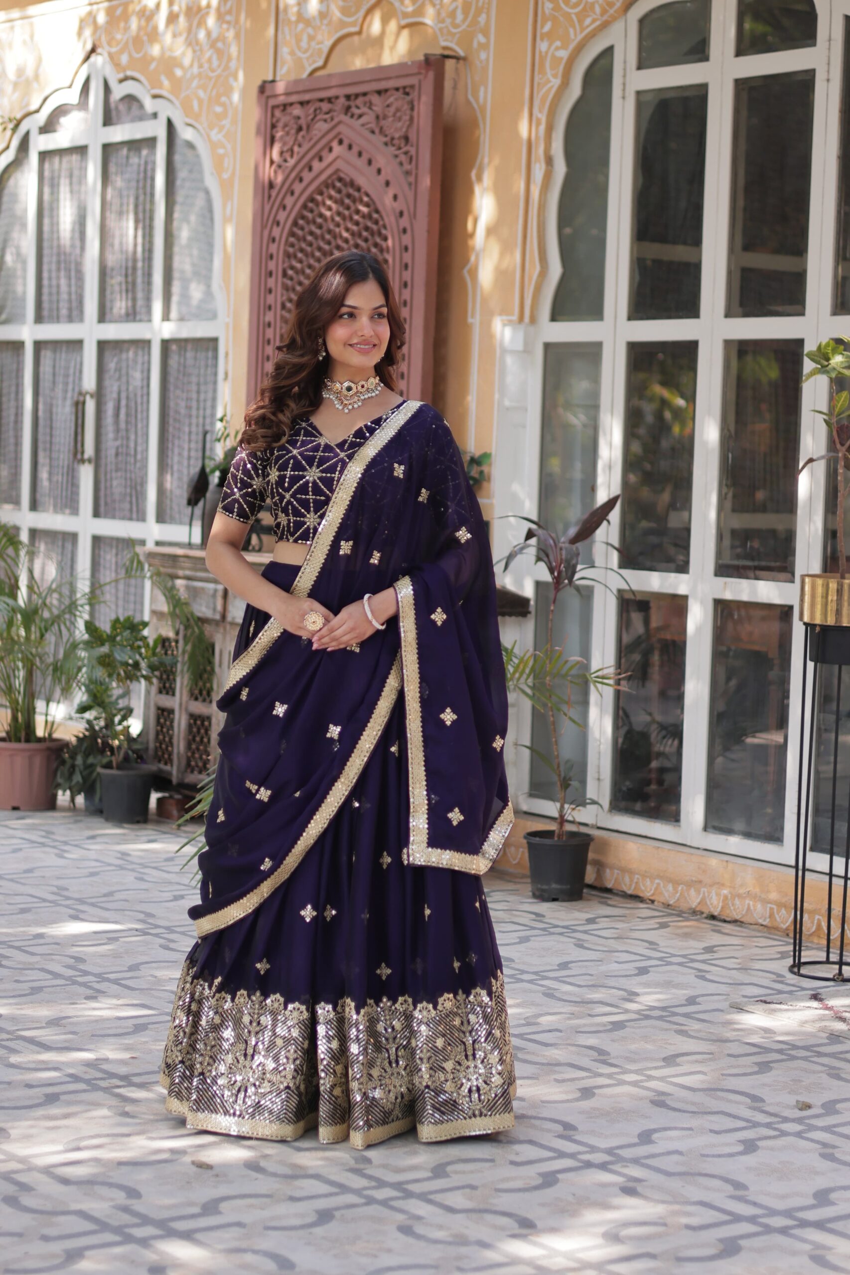 Lehenga Choli Rangoli Silk