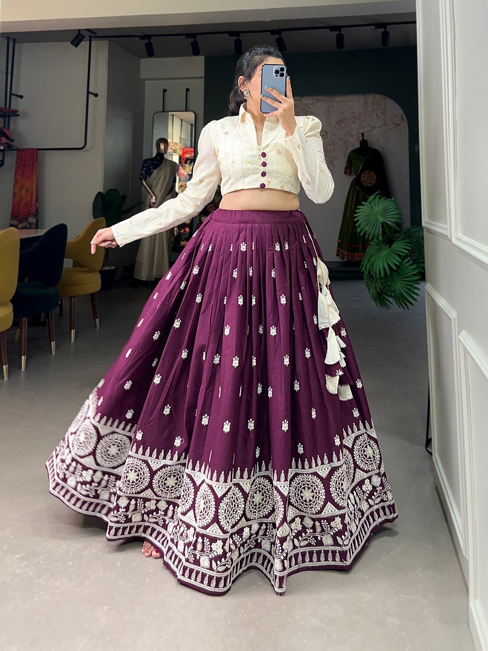Coord Set Tussar Silk - Image 3