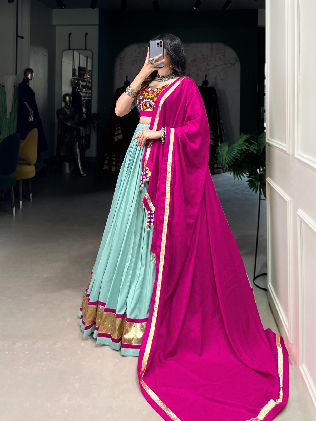 Navratri Lehenga Choli Pure Rayon - Image 4