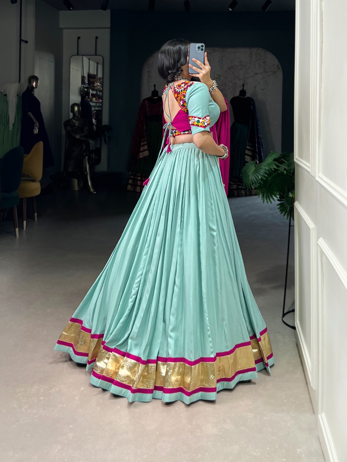 Navratri Lehenga Choli Pure Rayon - Image 5