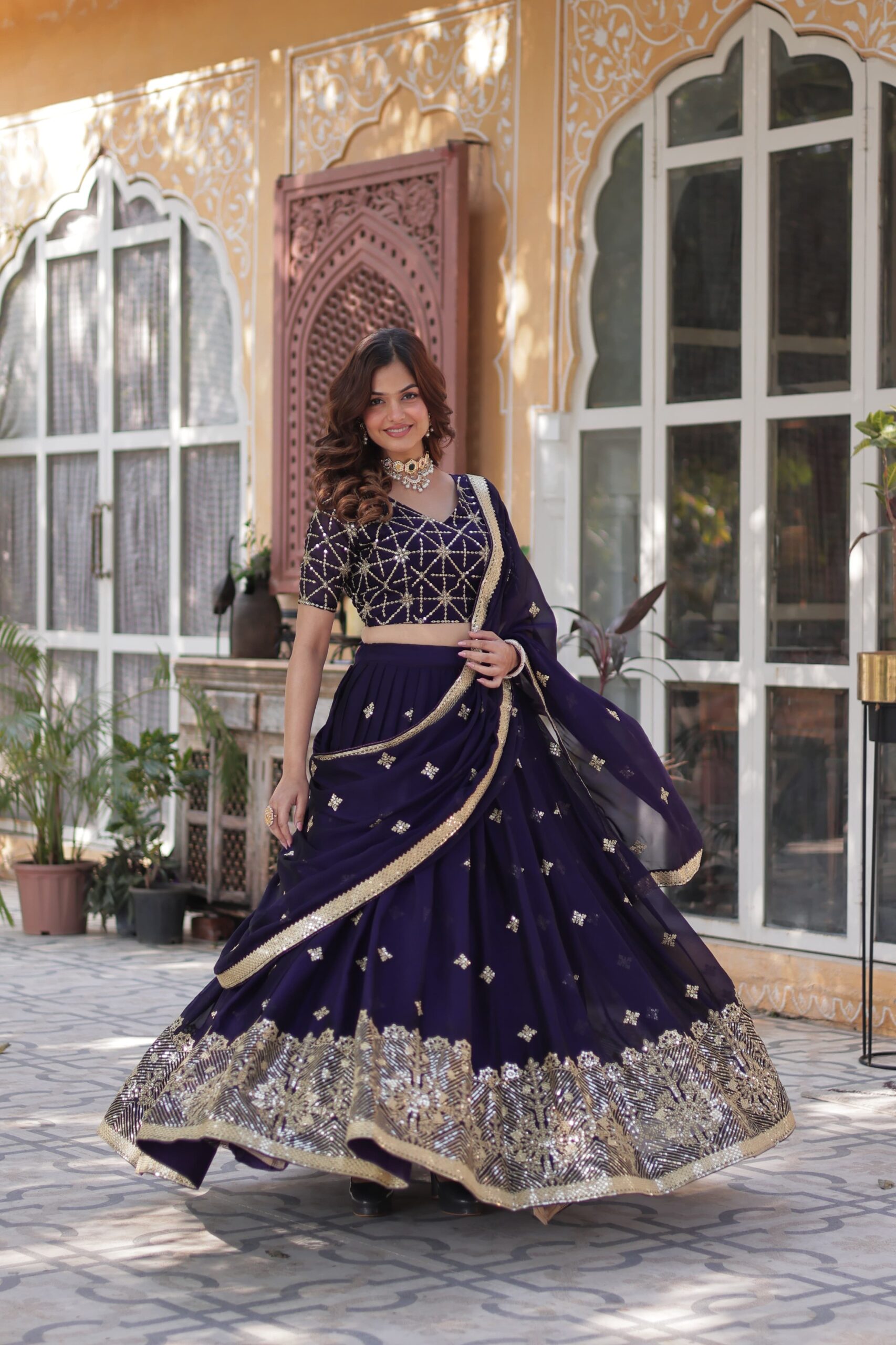 Lehenga Choli Rangoli Silk - Image 4