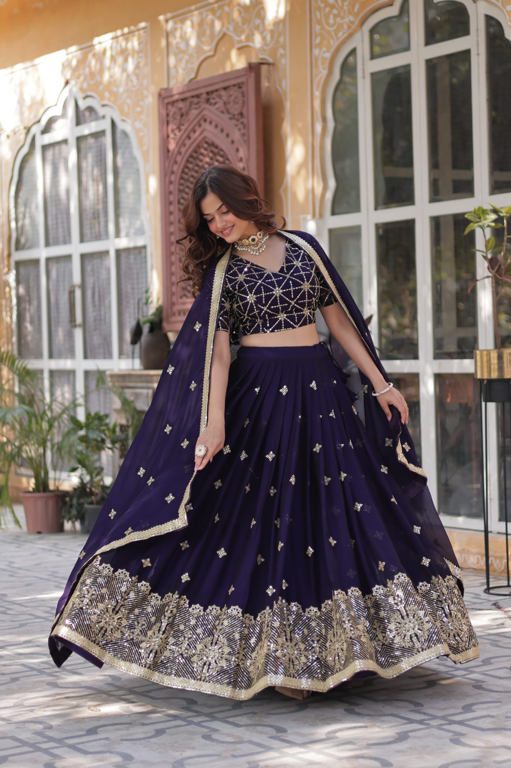 Lehenga Choli Rangoli Silk - Image 6
