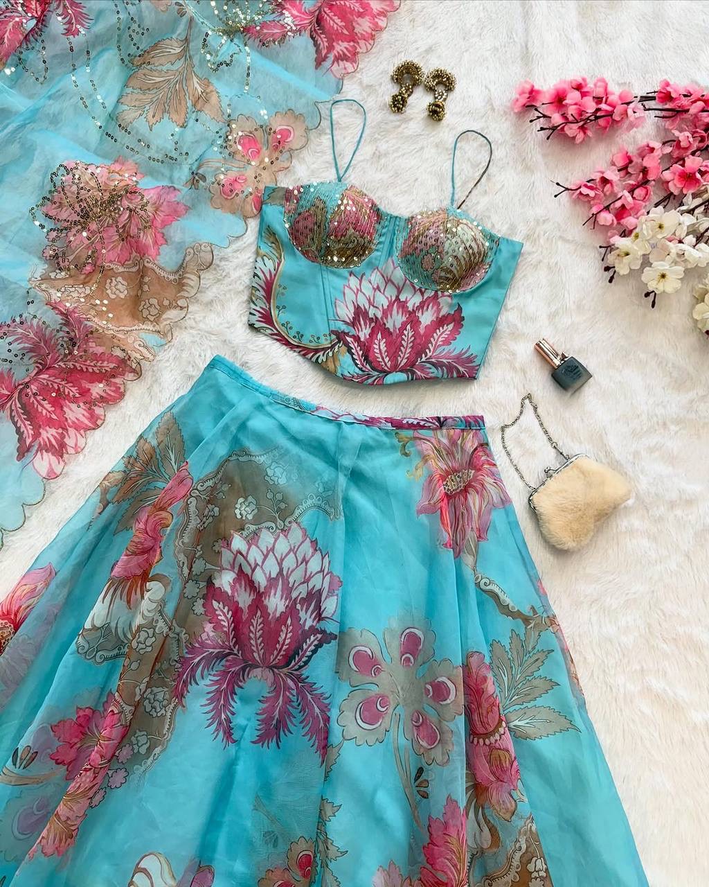 Lehenga Choli Party Wear - Image 8