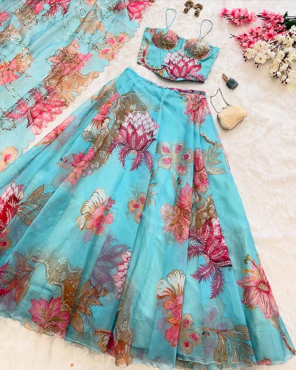 Lehenga Choli Party Wear - Image 9