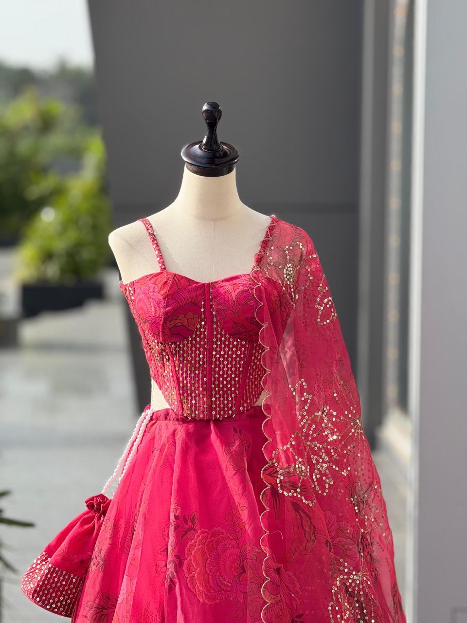 Pure Organza Lehenga Choli - Image 4