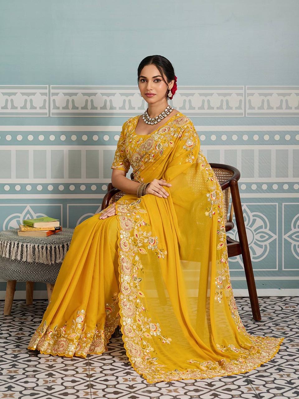 Saree Soft Star Georgette - Image 3